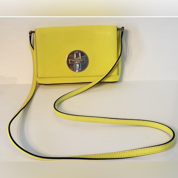 kate spade Handbags - Kate Spade Bright Yellow Leather Crossbody Bag